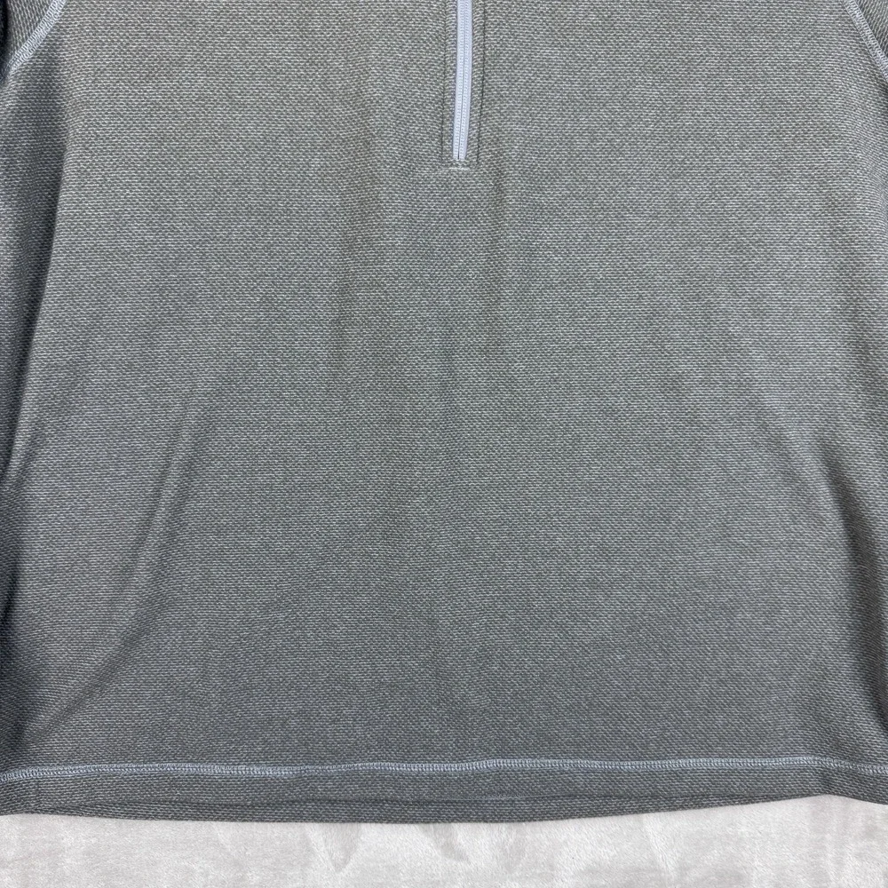 The‎ North Face 1/4 Zip Fleece Pullover Men XL Gray Textured Outdoor Hiking